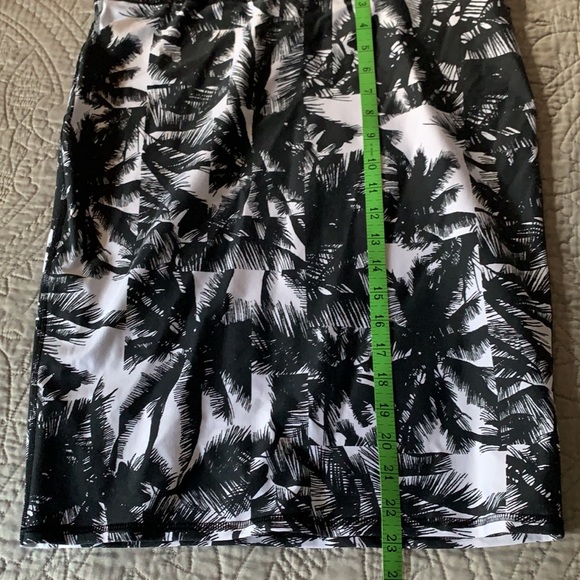 Palm print pencil skirt large - Picture 5 of 5